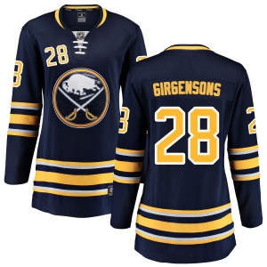 Women's Zemgus Girgensons Buffalo Sabres Home Breakaway Jersey - Blue