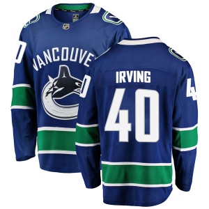 Youth Aaron Irving Vancouver Canucks Breakaway Home Jersey - Blue