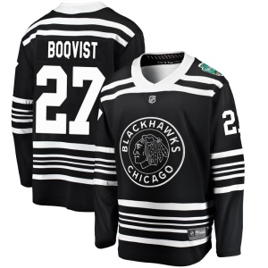 Youth Adam Boqvist Chicago Blackhawks 2019 Winter Classic Breakaway Jersey - Black