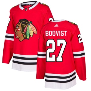 Youth Adam Boqvist Chicago Blackhawks Authentic Home Jersey - Red