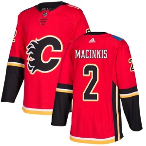 Youth Al MacInnis Calgary Flames Authentic Home Jersey - Red