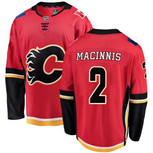 Youth Al MacInnis Calgary Flames Breakaway Home Jersey - Red