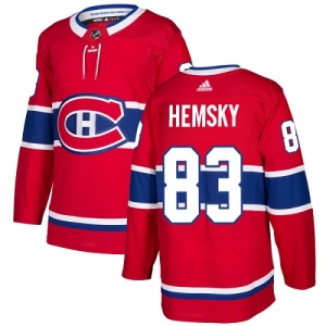 Youth Ales Hemsky Montreal Canadiens Authentic Home Jersey - Red