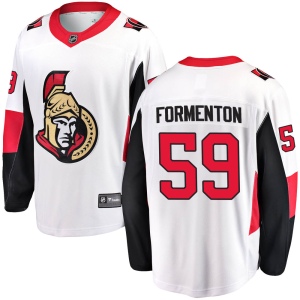 Youth Alex Formenton Ottawa Senators Breakaway Away Jersey - White