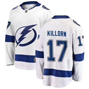 Youth Alex Killorn Tampa Bay Lightning Breakaway Away Jersey - White