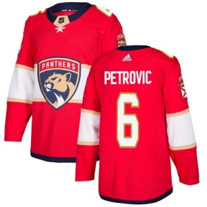 Youth Alex Petrovic Florida Panthers Authentic Home Jersey - Red