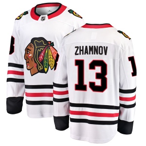 Youth Alex Zhamnov Chicago Blackhawks Breakaway Away Jersey - White