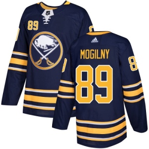 Youth Alexander Mogilny Buffalo Sabres Authentic Home Jersey - Navy Blue