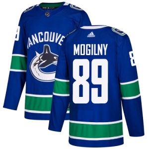 Youth Alexander Mogilny Vancouver Canucks Authentic Home Jersey - Blue