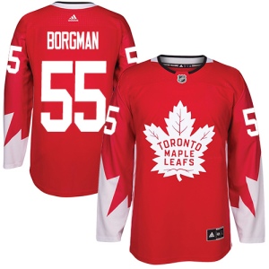 Youth Andreas Borgman Toronto Maple Leafs Authentic Alternate Jersey - Red