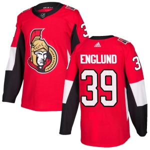 Youth Andreas Englund Ottawa Senators Authentic Home Jersey - Red