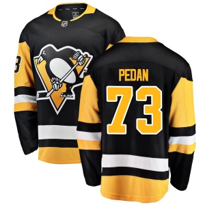 Youth Andrey Pedan Pittsburgh Penguins Breakaway Home Jersey - Black