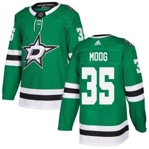 Youth Andy Moog Dallas Stars Authentic Home Jersey - Green