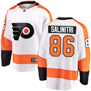 Youth Anthony Salinitri Philadelphia Flyers Breakaway Away Jersey - White