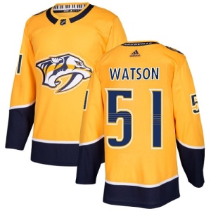 Youth Austin Watson Nashville Predators Authentic Home Jersey - Gold