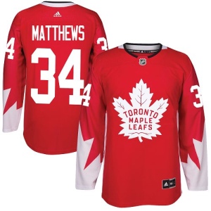 Youth Auston Matthews Toronto Maple Leafs Authentic Alternate Jersey - Red