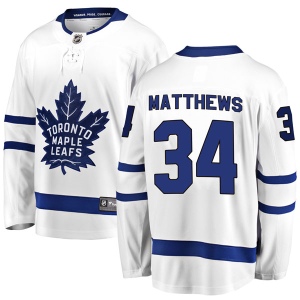 Youth Auston Matthews Toronto Maple Leafs Breakaway Away Jersey - White