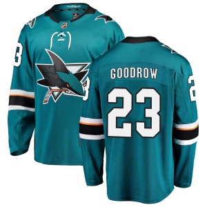 Youth Barclay Goodrow San Jose Sharks Breakaway Home Jersey - Teal