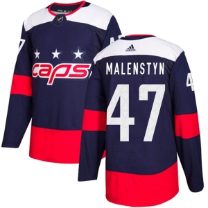 Youth Beck Malenstyn Washington Capitals Authentic 2018 Stadium Series Jersey - Navy Blue