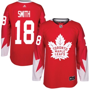 Youth Ben Smith Toronto Maple Leafs Authentic Alternate Jersey - Red