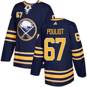 Youth Benoit Pouliot Buffalo Sabres Authentic Home Jersey - Navy Blue