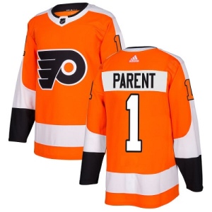 Youth Bernie Parent Philadelphia Flyers Authentic Home Jersey - Orange