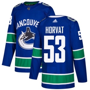 Youth Bo Horvat Vancouver Canucks Authentic Home Jersey - Blue