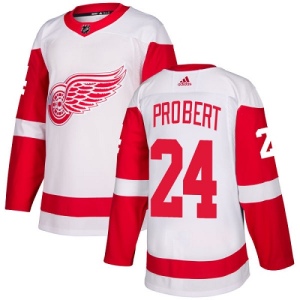 Youth Bob Probert Detroit Red Wings Authentic Away Jersey - White