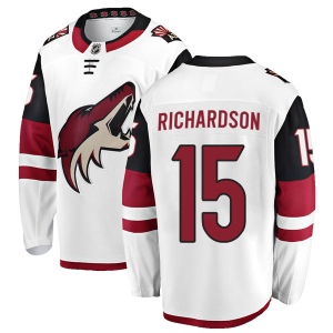 Youth Brad Richardson Arizona Coyotes Authentic Away Jersey - White