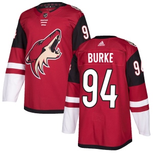 Youth Brayden Burke Arizona Coyotes Authentic Maroon Home Jersey