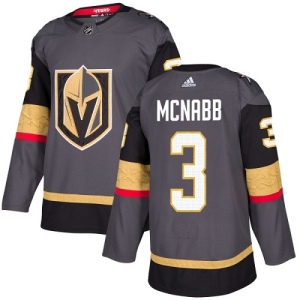 Youth Brayden McNabb Vegas Golden Knights Authentic Gray Home Jersey - Gold