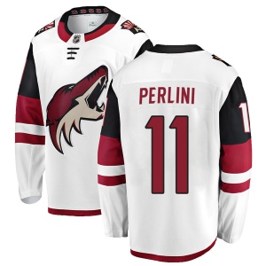 Youth Brendan Perlini Arizona Coyotes Authentic Away Jersey - White