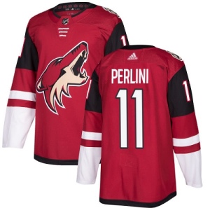 Youth Brendan Perlini Arizona Coyotes Authentic Burgundy Home Jersey - Red