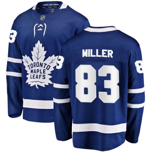 Youth Brenden Miller Toronto Maple Leafs Breakaway Home Jersey - Blue