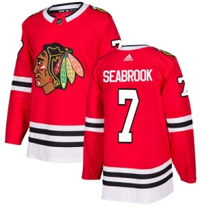 Youth Brent Seabrook Chicago Blackhawks Authentic Home Jersey - Red