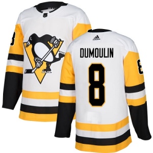 Youth Brian Dumoulin Pittsburgh Penguins Authentic Away Jersey - White