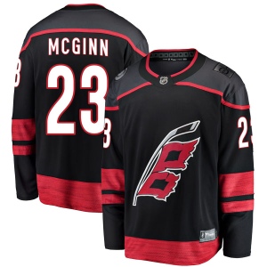 Youth Brock Mcginn Carolina Hurricanes Breakaway Alternate Jersey - Black