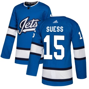 Youth C.J. Suess Winnipeg Jets Authentic Alternate Jersey - Blue