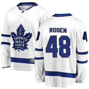 Youth Calle Rosen Toronto Maple Leafs Breakaway Away Jersey - White