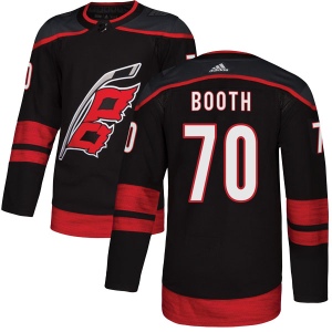 Youth Callum Booth Carolina Hurricanes Authentic Alternate Jersey - Black