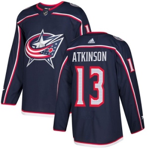 Youth Cam Atkinson Columbus Blue Jackets Authentic Home Jersey - Navy Blue