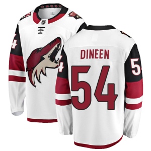 Youth Cam Dineen Arizona Coyotes Authentic Away Jersey - White