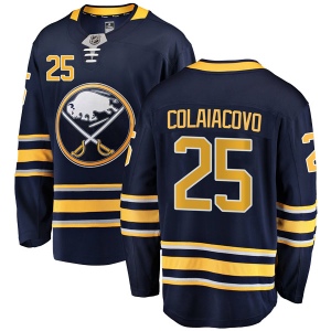 Youth Carlo Colaiacovo Buffalo Sabres Breakaway Home Jersey - Navy Blue