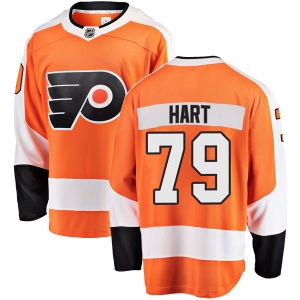 Youth Carter Hart Philadelphia Flyers Breakaway Home Jersey - Orange