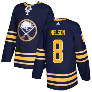 Youth Casey Nelson Buffalo Sabres Authentic Home Jersey - Navy