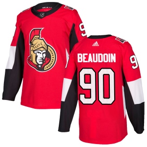 Youth Charles-David Beaudoin Ottawa Senators Authentic Home Jersey - Red