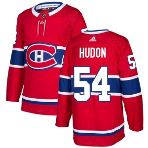 Youth Charles Hudon Montreal Canadiens Authentic Home Jersey - Red