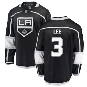 Youth Chris Lee Los Angeles Kings Breakaway Home Jersey - Black