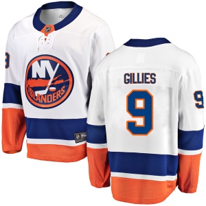 Youth Clark Gillies New York Islanders Breakaway Away Jersey - White