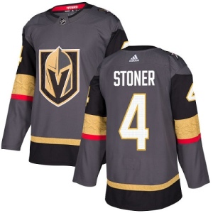 Youth Clayton Stoner Vegas Golden Knights Authentic Gray Home Jersey - Gold